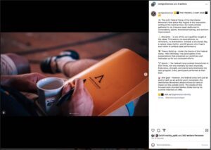 Das verbotene Symbol der „Identitären Bewegung“ fand auch während des „Sommerlagers“ Verwendung und wird sogar im Nachhinein von rechtsextremen Seiten im Internet verbreitet. (Bildquelle: Instagram-Account „remigrationnow“)