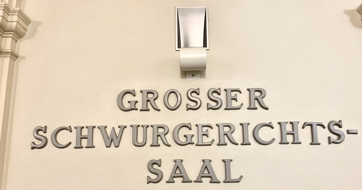 Großer Schwurgerichtssaal Landesgericht Graz (© SdR)