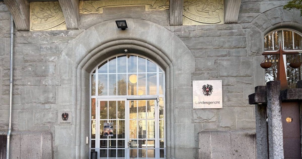Landesgericht Feldkirch Eingang 2025 (Foto: SdR)