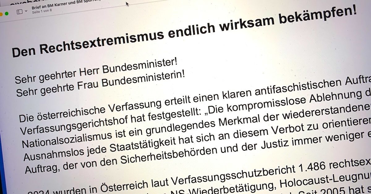 Offener Brief: Den Rechtsextremismus endlich wirksam bekämpfen!