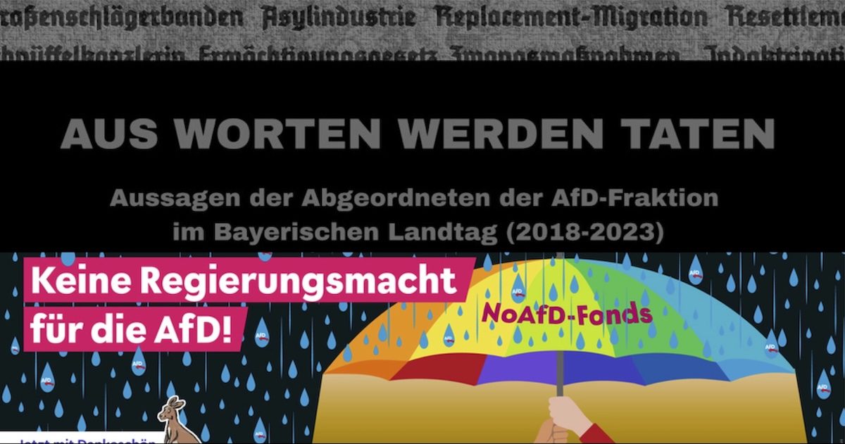 "Braunbuch" und "NoAfD-Fonds"