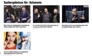 Report24-Artikel zu Antunovic (Screenshot Website Report24)
