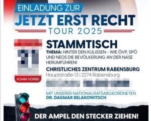 "Christliches Zentrum Rabensburg" mit FPÖ-Veranstaltung