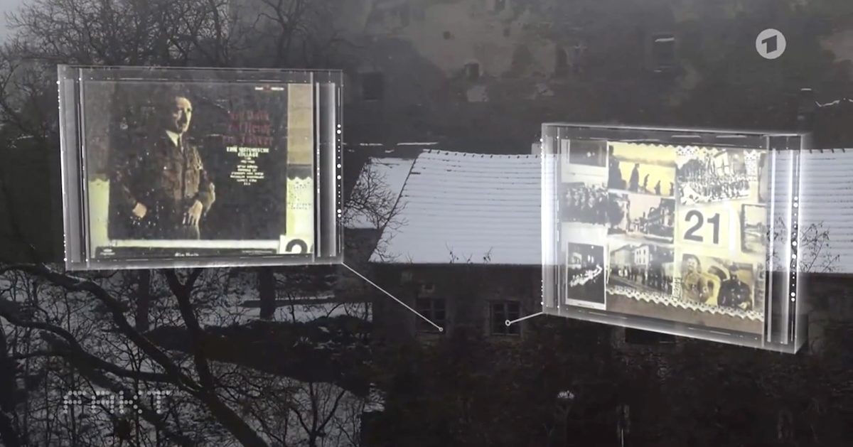 NS-Funde im Forsthaus Schimanek (Screenshot ARD-Magazin "Fakt", 20.1.26)