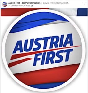 Logo der Fake-Radio-Seite in russischen Farben