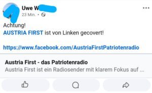 Uwe W. warnt: "Austria First ist von LINKEN gecovert!"