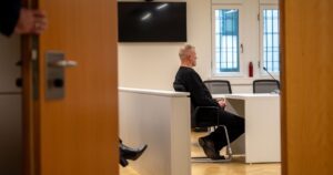 Hans Jörg Schimanek Jr. vor Prozessbeginn (Foto: privat)