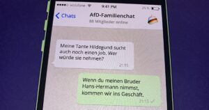 AfD-Familienchat (Symbolfoto)
