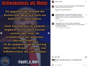 Christoph Albert: Antiwokeness als Motor? (Screenshot Insta 16.2.26)
