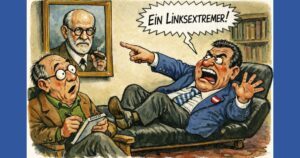 Die FPÖ auf der Couch (KI-generiert)