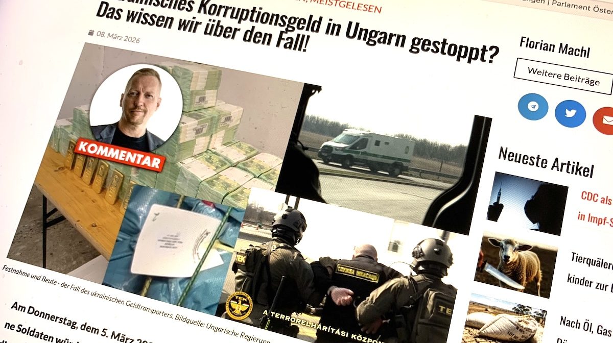 report24/Florian Machl: zwei unterschiedliche Kommentarversionen (Screenshot 8.3.26)