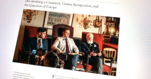 The European Conservative: Veranstaltung mit Sellner, Pitt und Camus im Ferdinandihof (Screenshot TEC 31.3.26)