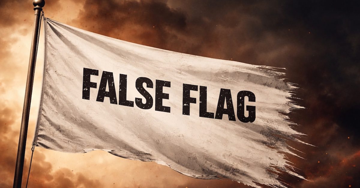 False Flag (Symbolbild; KI-generiert)