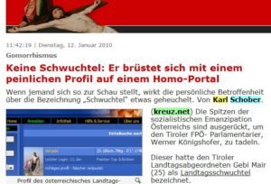 kreuz.net: "Schwuchtel" (Screenshot 12.1.10)