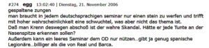 kreuz.net: "schwuchtel", "Tunte" (Screenshot 21.11.06)