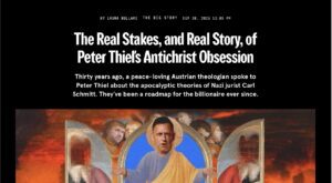 "The Real Stakes, and Real Story, of Peter Thiel's Antichrist Obsession" (Screenshot Wired 30.9.25)