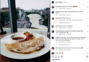 Viel positives Feedback nach dem "Verzupf di" für Sellner (Screenshot Insta "Oben", 6.8.26)