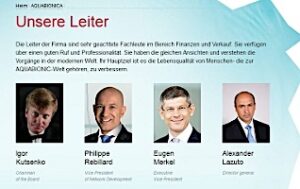 Die Leiter von Aquabionica-Österreich