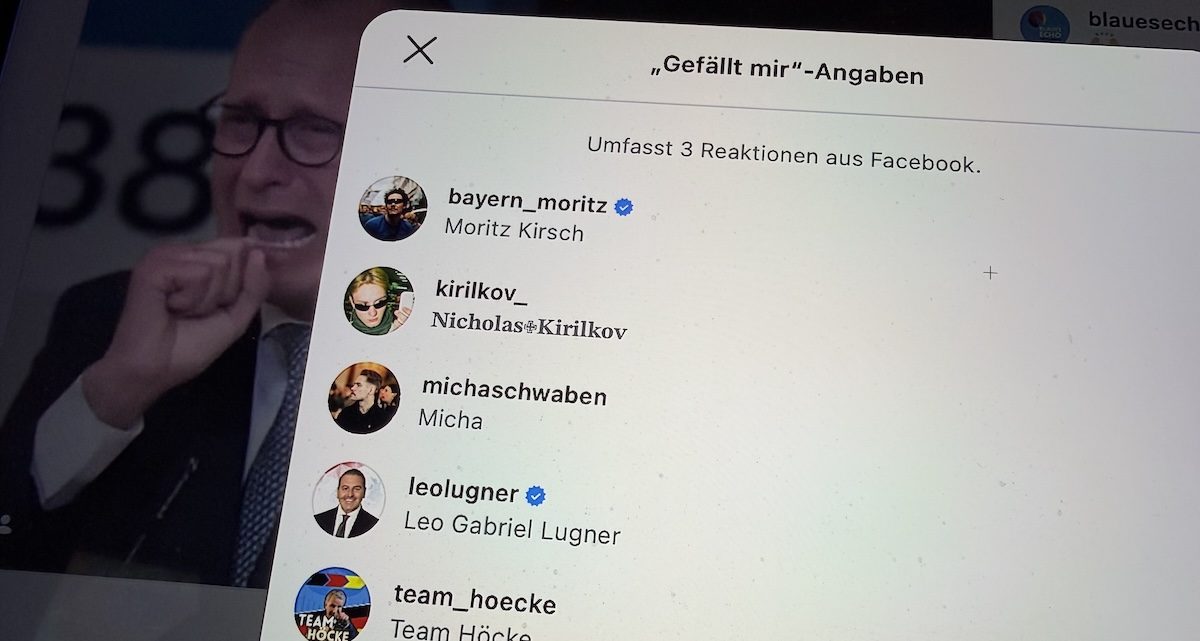 Lugners Like für Antisemitismus (21.9.26)