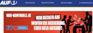 FPÖ-Inserat um 19.200 Euro an AUF1: "Wir decken auf wofür die Regierung euer Geld ausgibt "(Screenshot 15.12.25)