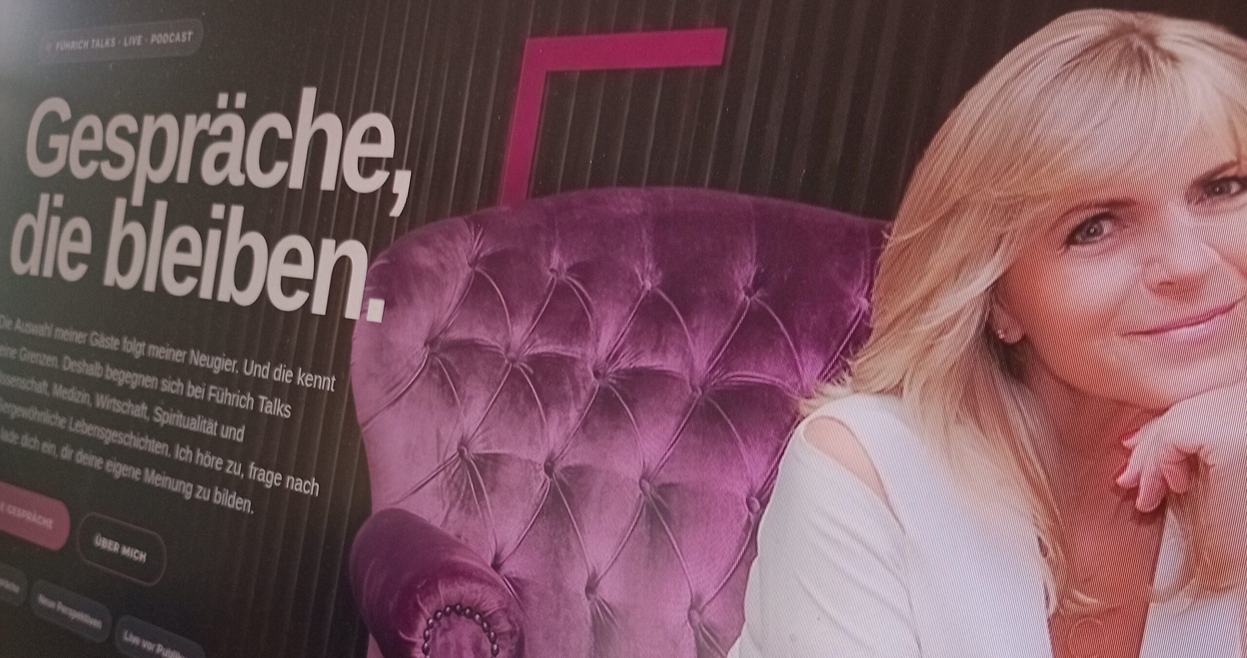Die "Petra Führich Talks" im Internet