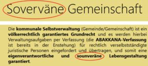 "Soveräne" Gemeinschaft und "sounveräne" Lebensgestaltung bei Abakkana