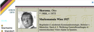 SS-Mann Otto Skorzeny als "berühmter Burschenschafter" auf der Albia-Website 2010