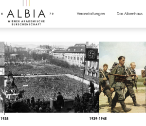 Die Albia-Geschichte in Bildern (Screenshot Website Albia 2023)