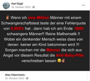 Alex rechnet vor, Karl kopiert