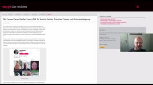 Belsky liest SdR (Screenshot Video Belsky 20.8.21)