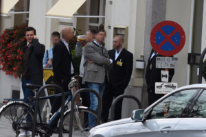 Benjamin F. beim Kongress der "Verteidiger Europas" in Linz