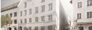 Neugestaltung Hitler-Haus Braunau. Entwurf "Marte.Marte"