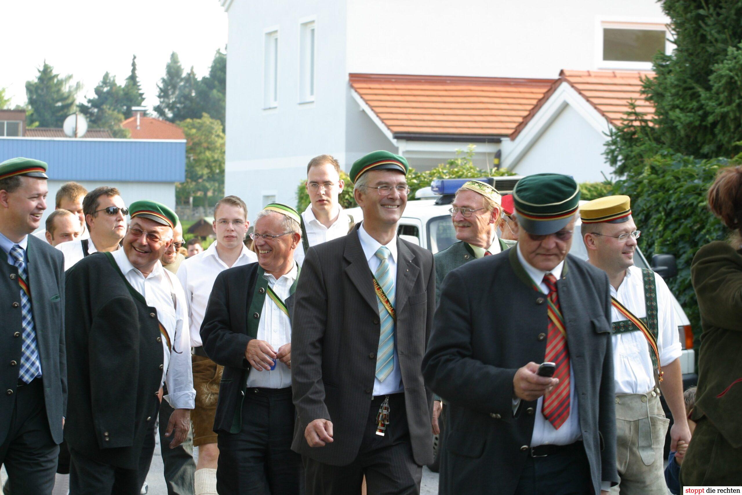 Podgorschek, Küssel, Magnet, Budin beim Palm-Gedenken 2006 Braunau