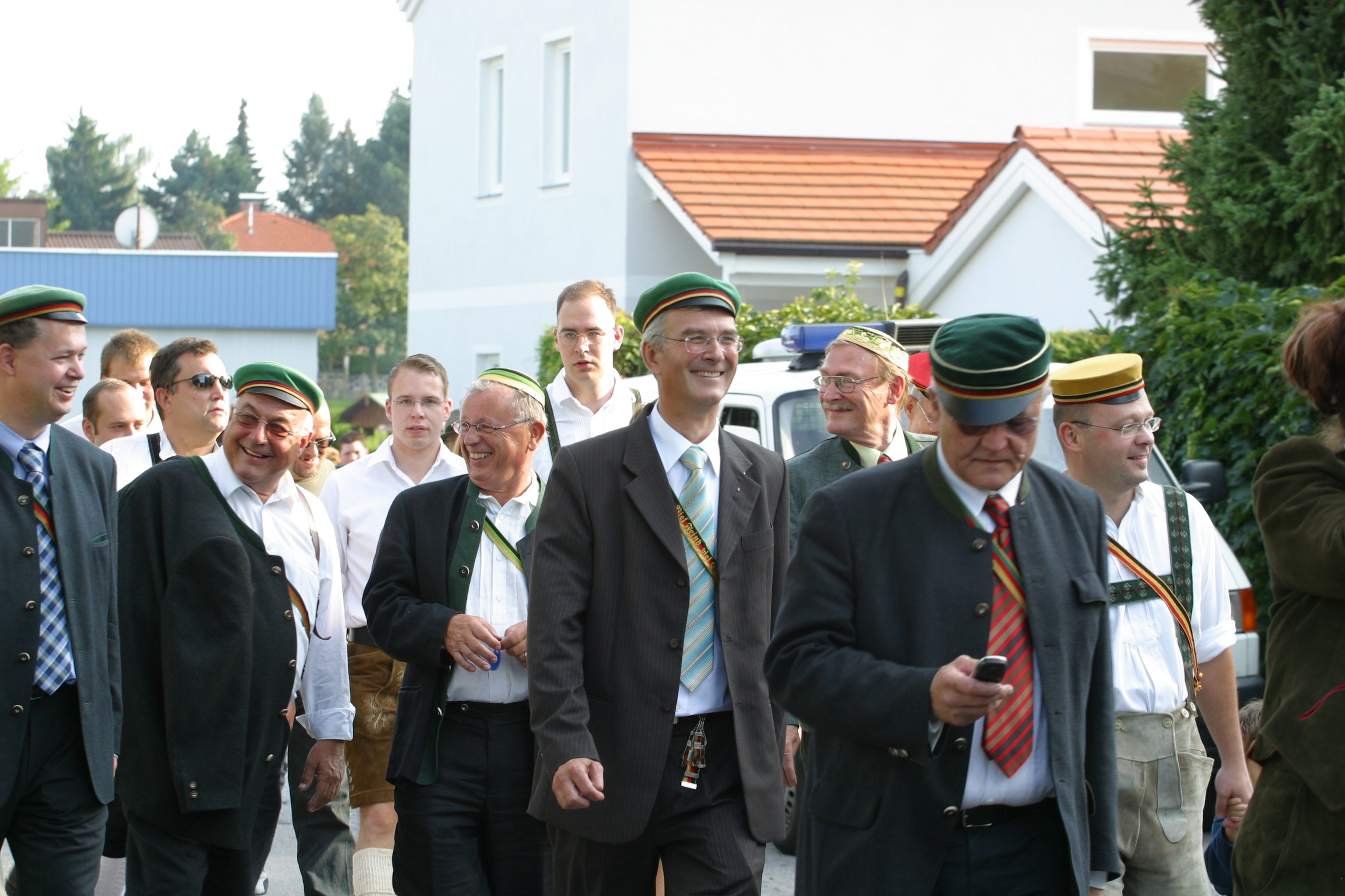 Podgorschek, Küssel, Magnet, Budin beim Palm-Gedenken 2006 Braunau