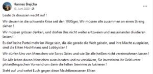 Brejcha: "Soros, Gates (...) leben davon Menschen auszubeuten und zu versklaven"