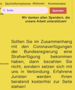 Erfahrene Juristen" beraten bei "Corona-Querfront"