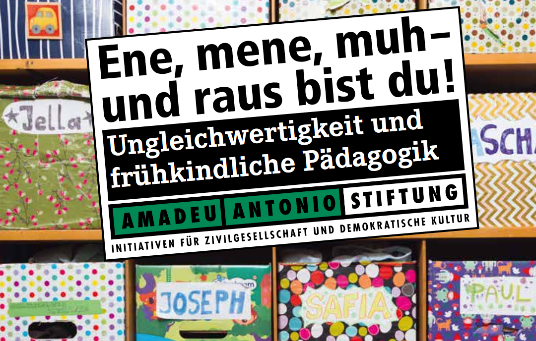 Cover der Broschüre der Amadeu-Antonio-Stiftung