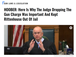 Daily Caller: Why The Judge Dropping The Gun Charge