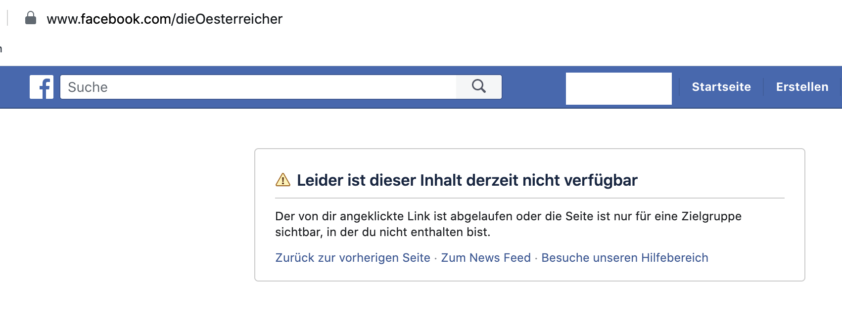 "Die Österreicher" auf Facebook gesperrt