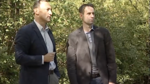 Zwei Hauptakteure im FPÖ-Krimi: Mario Eustacchio und Armin Sippel (Screenshot Steiermark 1-TV, 2012)