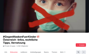 FB-Grupppe "GegenMaskenFuerKinder"