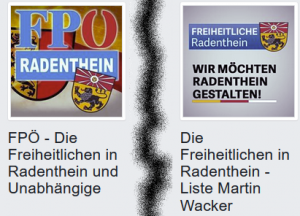 Zwei FPÖ-Listen in Radenthein...