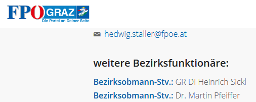 FPÖ Graz St. Leonhard mit Pfeiffer & Sickl