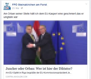 FPÖ Steinakirchen zzu Juncker...
