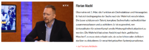 Florian Machl bei report24