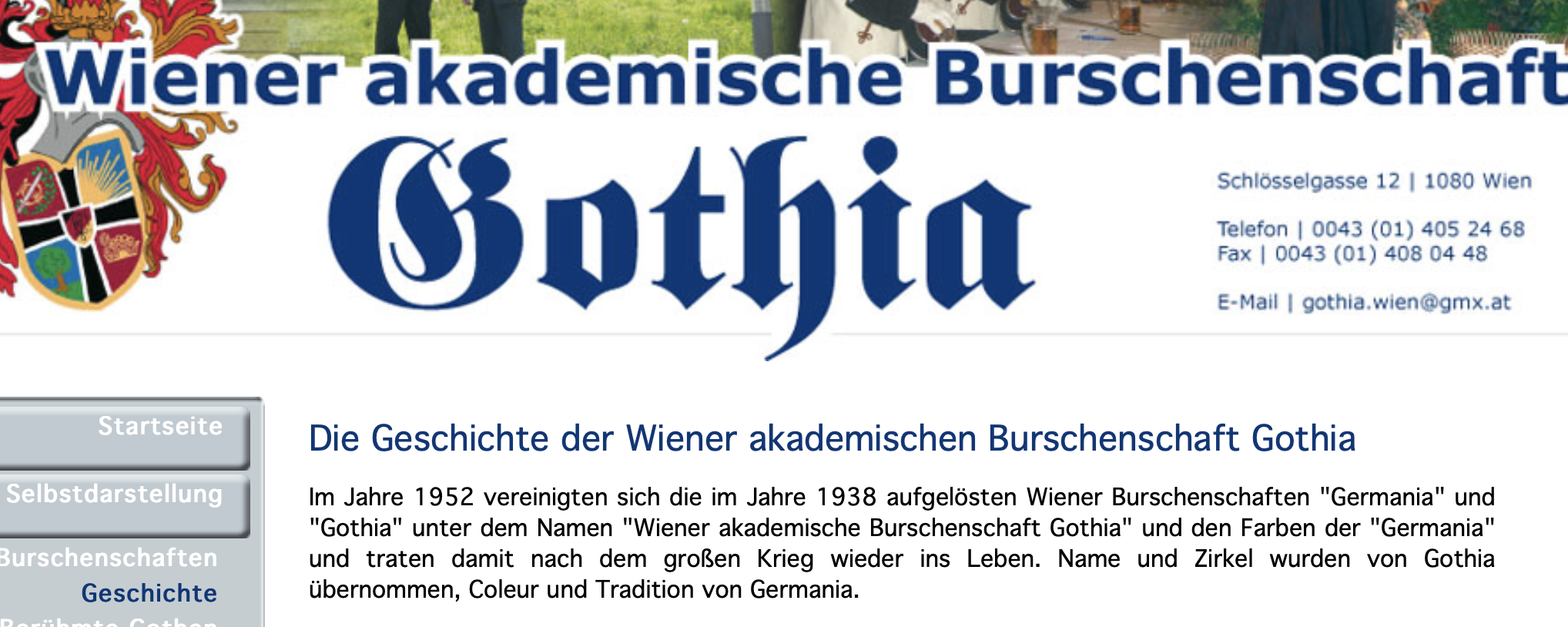 Die Gothia Wien in der Selbstdarstellung: der Zweite Weltkrieg als "der große Krieg"