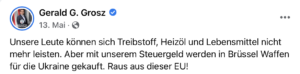 Gerald Grosz: Raus aus der EU! (13.5.22)