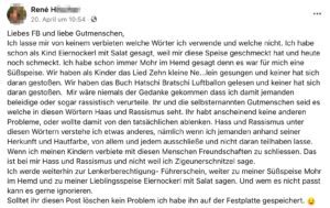 Kettenposting an FB und "Gutmenschen"