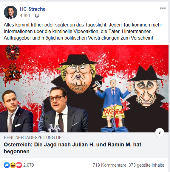 HC Strache und die Trollfabrik "Berliner Tageszeitung"