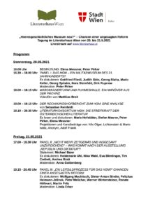 HGM-Veranstaltung Programm 20./21.5.21
